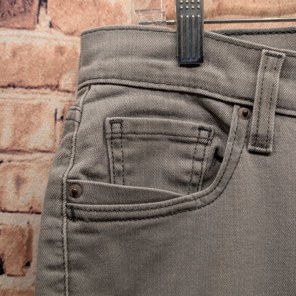 Levi's Capris Jeans Gray Cropped Size 6 W28 - Picture 5 of 15